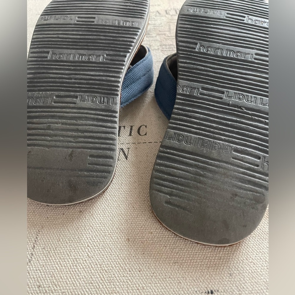 Hari Mari Boys Leather Flip Flops Size 12/13 - Picture 7 of 9